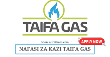 Sales Representative Vacancies at Taifa Gas August 2024