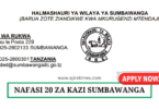 Sumbawanga District Council Vacancies August 2024