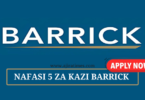 Barrick Gold Mine New Vacancies September 2024