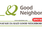 Good Neighbors Vacancies September 2024