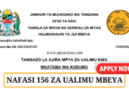 Mbeya City Council 156 Teaching Vacancies September 2024