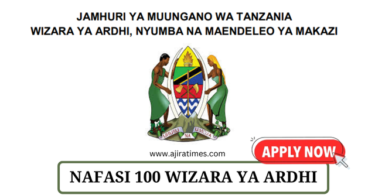 Ministry of Lands Vacancies September 2024