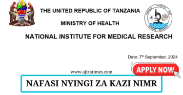 National Institute for Medical Research (NIMR) Vacancies 2024