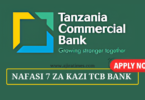 TCB Bank New Vacancies September 2024