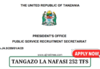 Tanzania Forest Services (TFS) Vacancies 2024