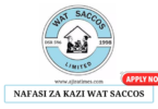 WAT SACCOS Vacancies September 2024