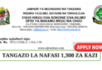 Sokoine University of Agriculture (SUA) 1300 Vacancies 2024