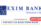 Exim Bank New Vacancies November 2024