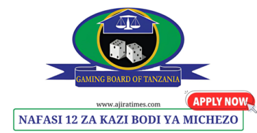 Gaming Board of Tanzania (GBT) Vacancies November 2024