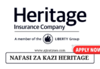 Heritage Insurance Vacancies November 2024