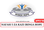 Iringa Hope Vacancies November 2024