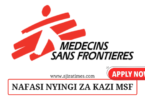 Médecins Sans Frontières (MSF) Vacancies November 2024