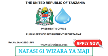 Ministry of Water Vacancies November 2024