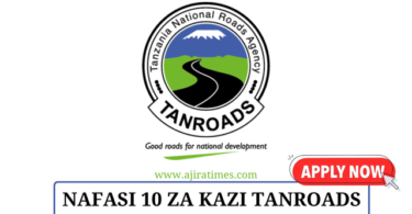 TANROADS Kigoma Vacancies November 2024