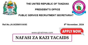 Tanzania Commission for AIDS (TACAIDS) Vacancies 2024