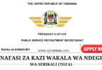 Tanzania Government Flight Agency (TGFA) Vacancies 2024