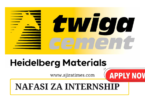 Twiga Cement Internship Vacancies November 2024